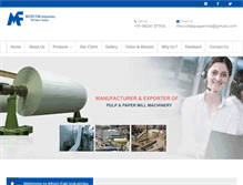 Tablet Screenshot of microfabindustries.com
